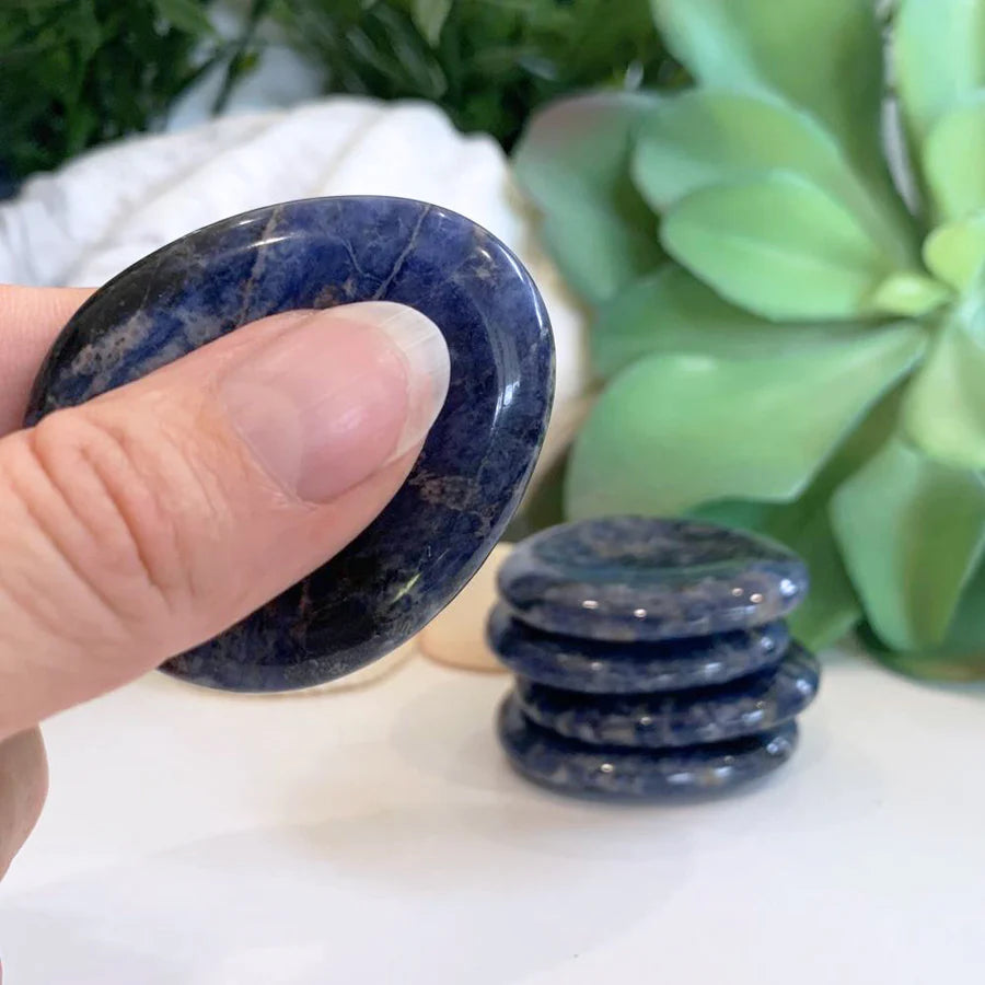 Sodalite Worry Stone