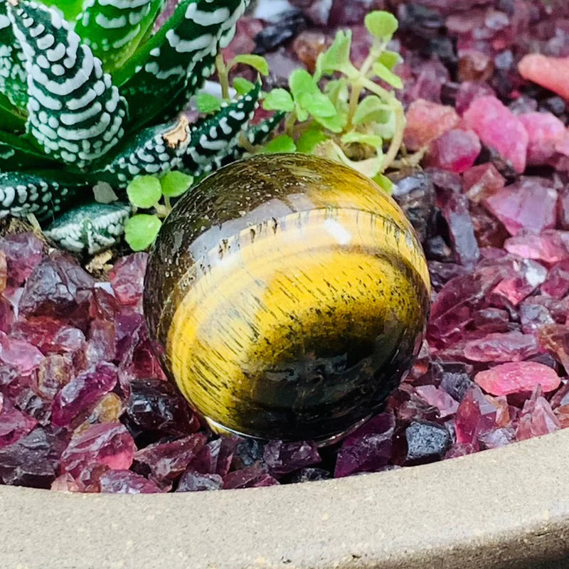 Tiger's Eye Mini-Sphere