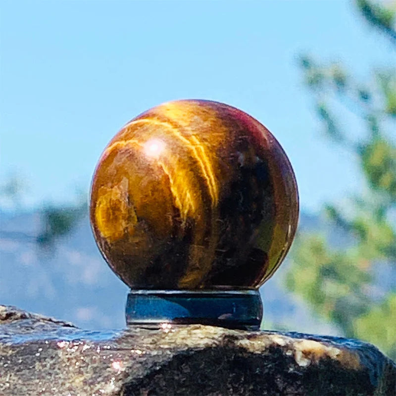 Tiger's Eye Mini-Sphere