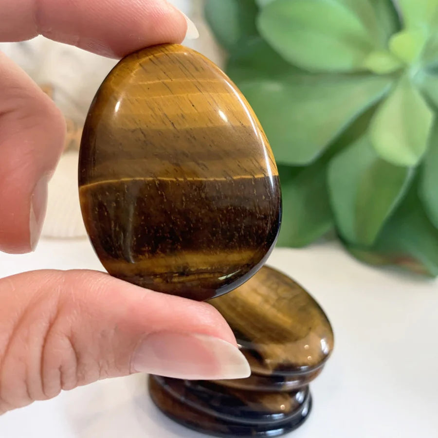 Tiger's Eye Worry Stone