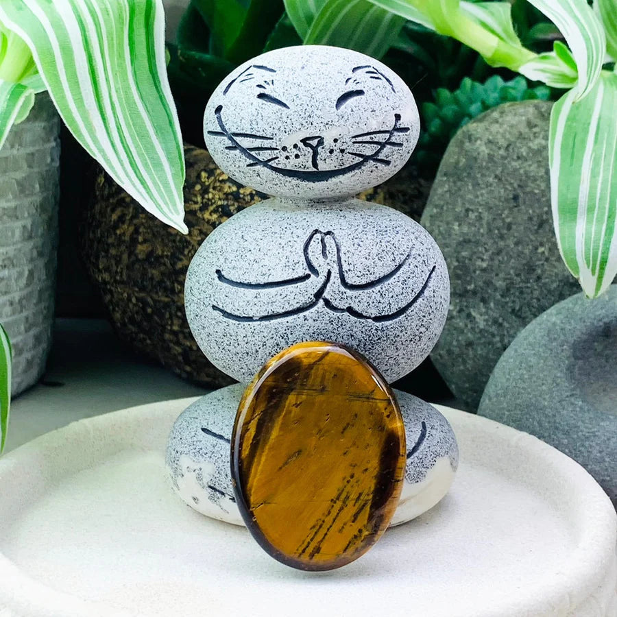 Tiger's Eye Worry Stone