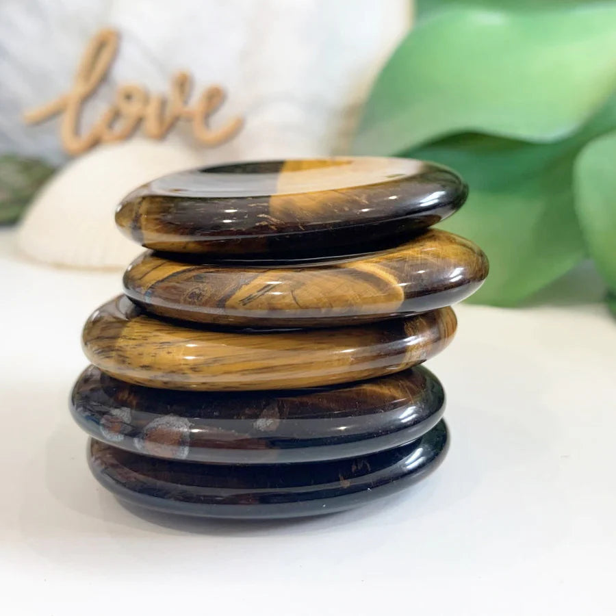 Tiger's Eye Worry Stone