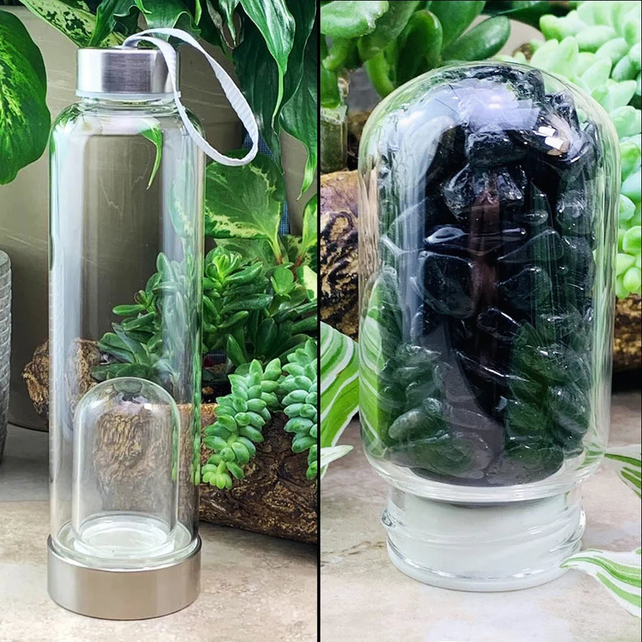 Tourmaline Gem Pod Water Bottle