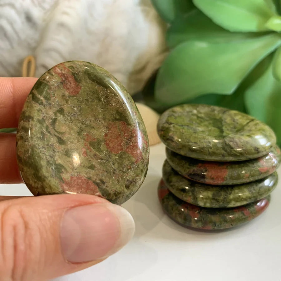 Unakite Worry Stone