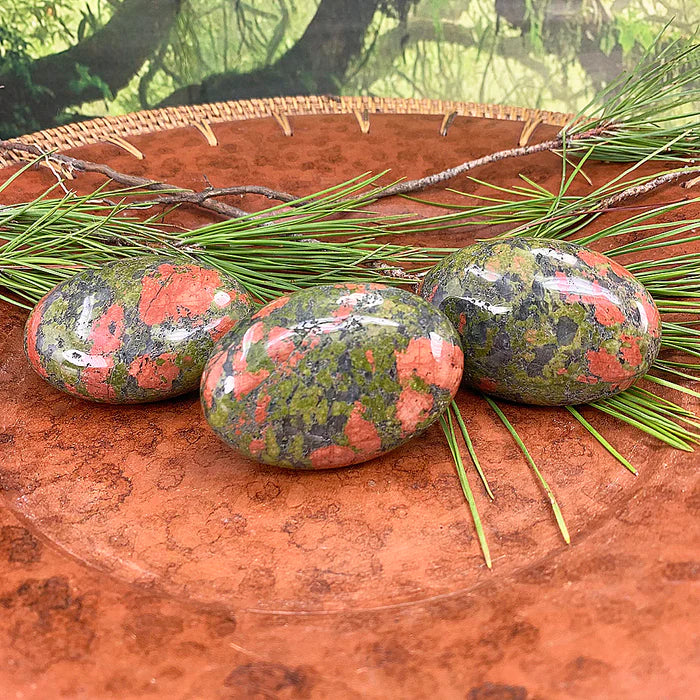 Unakite Palmstone