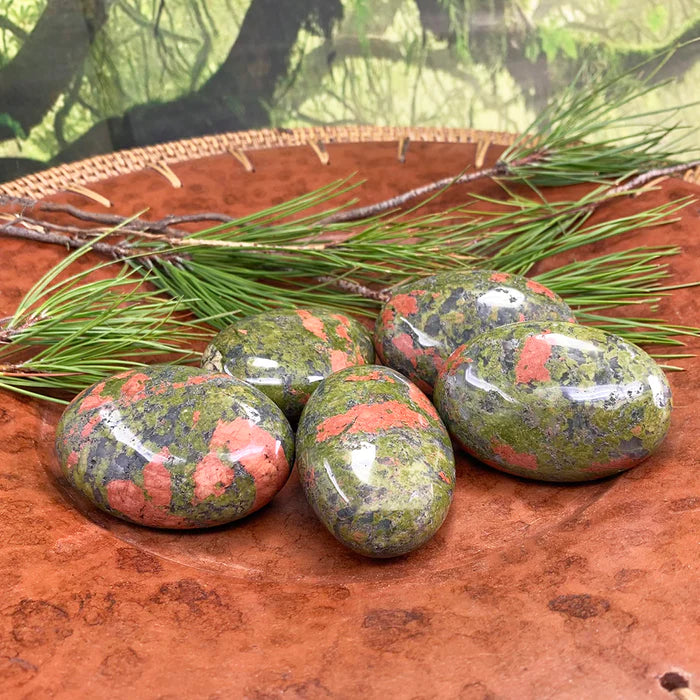 Unakite Palmstone