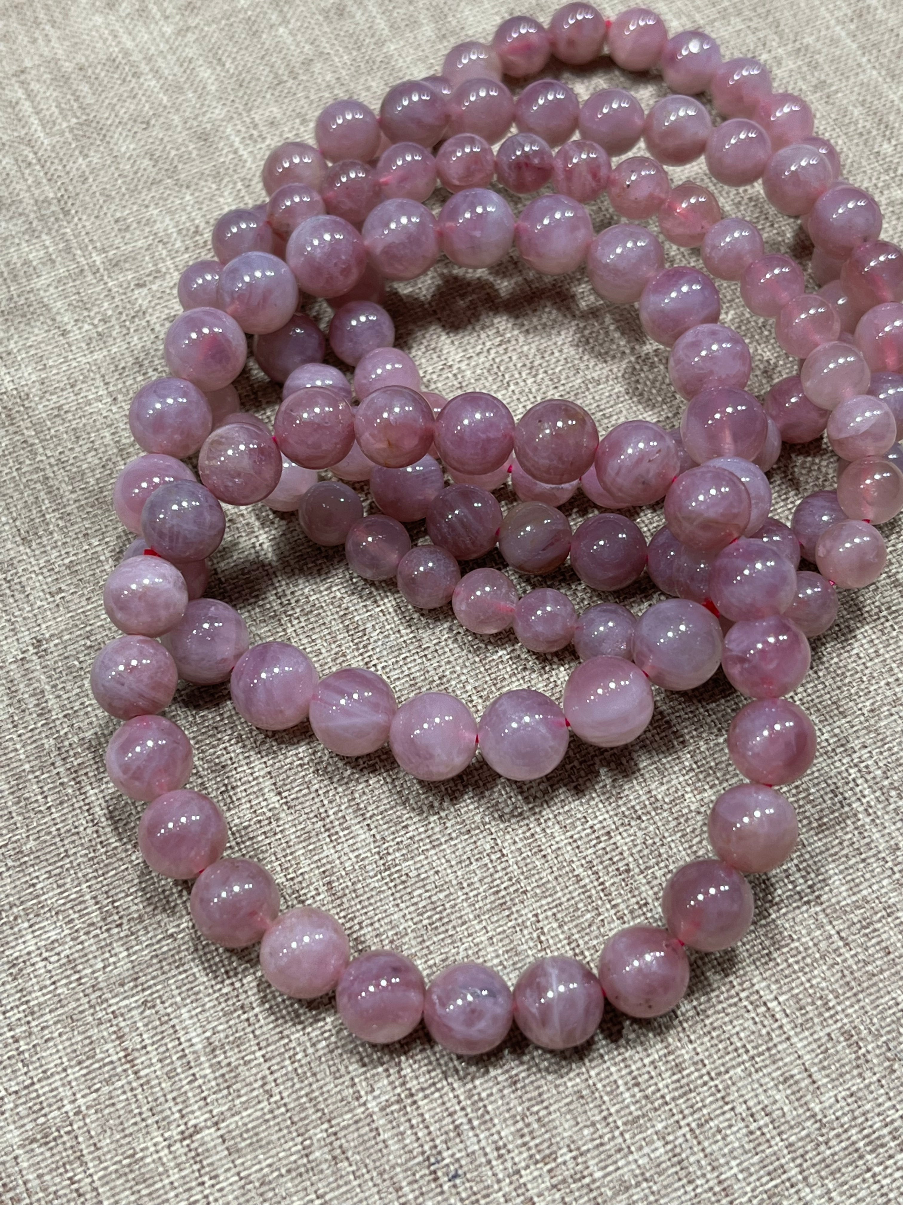 Lavender Rose Quartz Bracelet