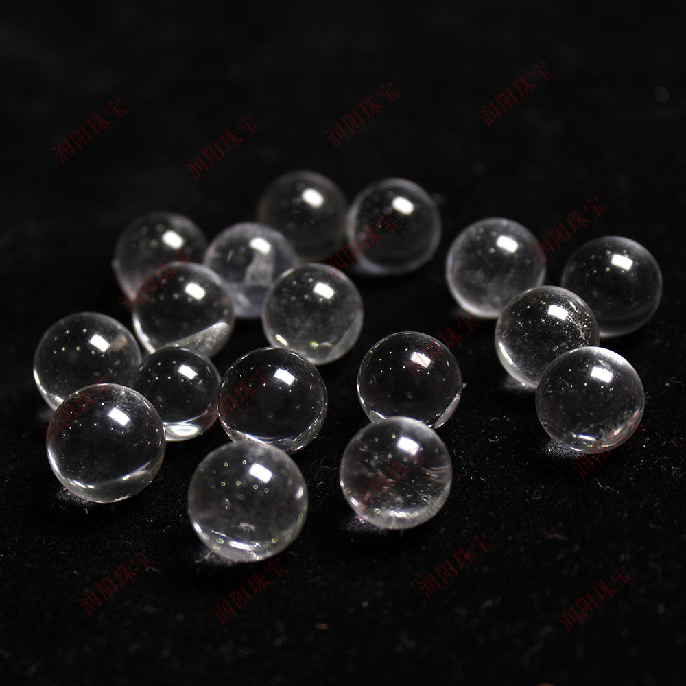 Natural mini clear quartz crystal ball  1.5cm