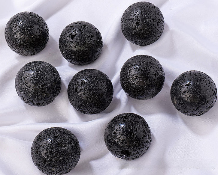 Natural Lava stone ball/sphere