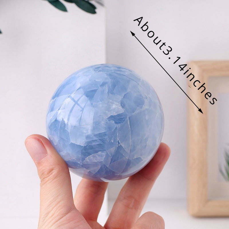 Blue Calcite Ball/sphere