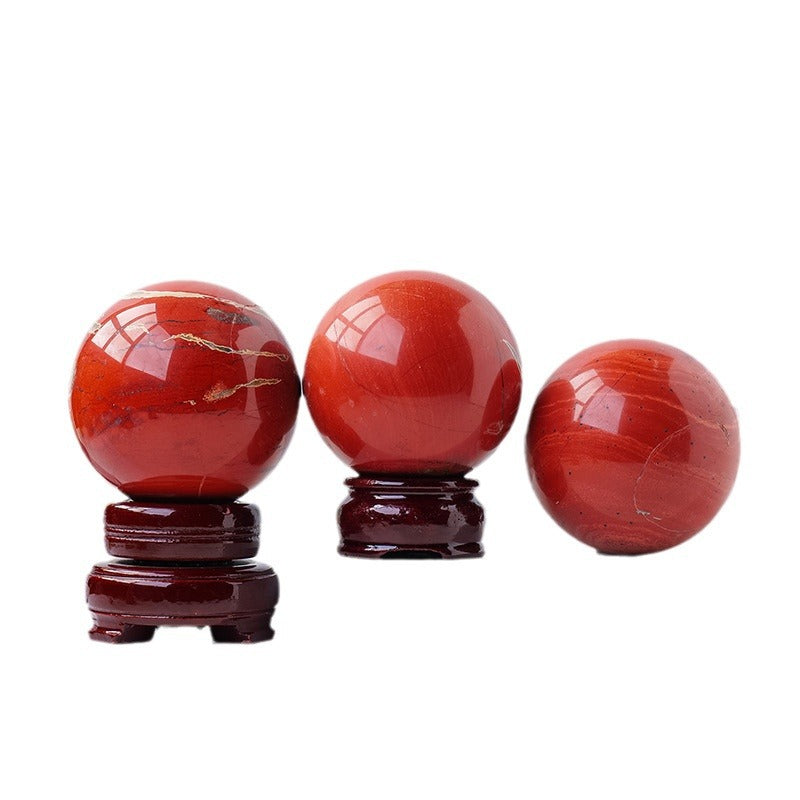 Natural Red Jasper  ball/sphere