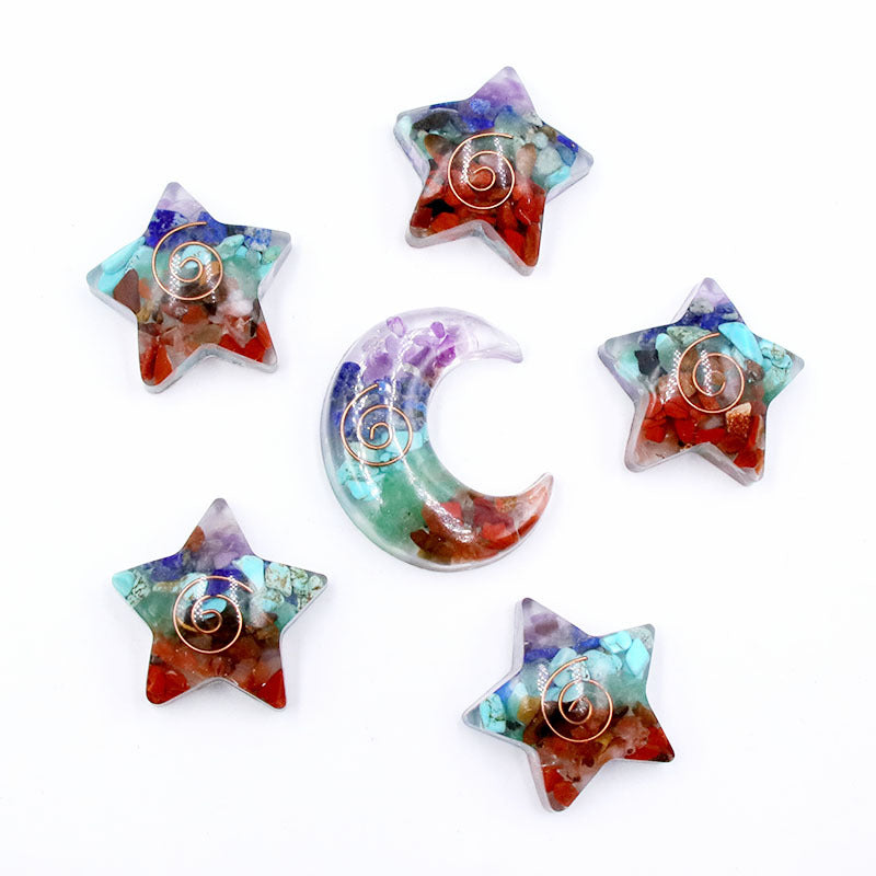 Charka Pendant Set Resin necklaces