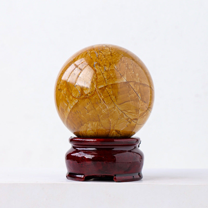 Serpenggiant /wood jasper stone crystal ball/sphere