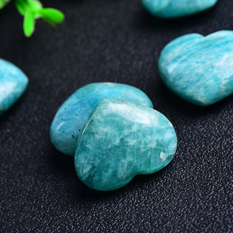 Natural Amazonite  Heart