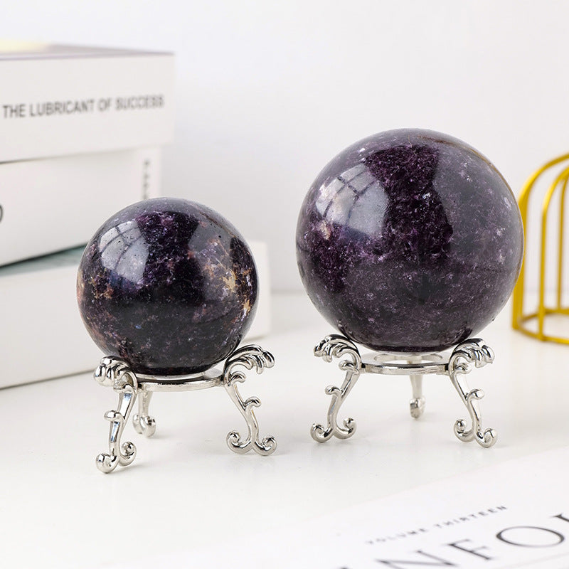 Top quality Purple Mica/Lepidolite crystal ball/sphere