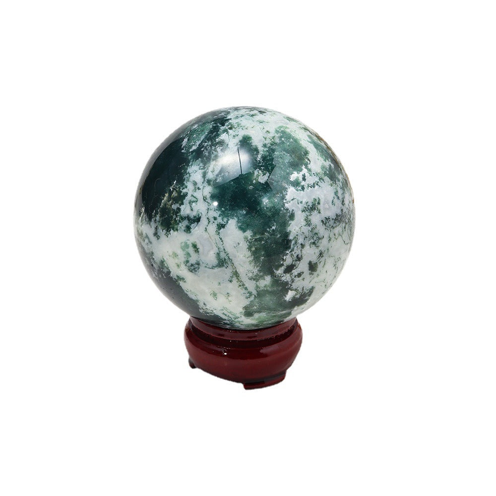 Natural Moss Agate Ball/sphere