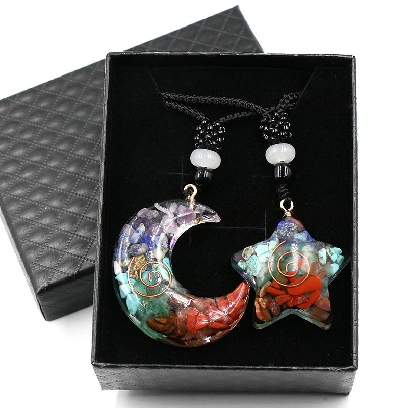 Charka Pendant Set Resin necklaces