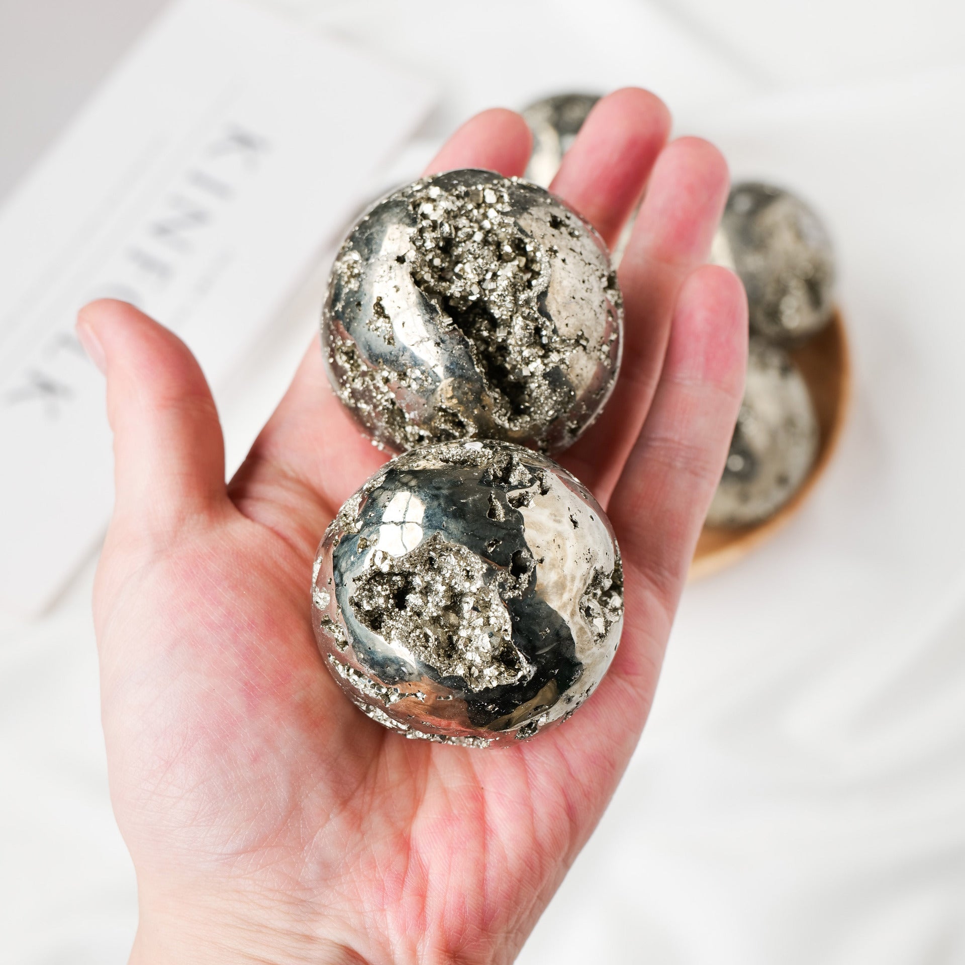 chalcopyrite crystal ball/sphere