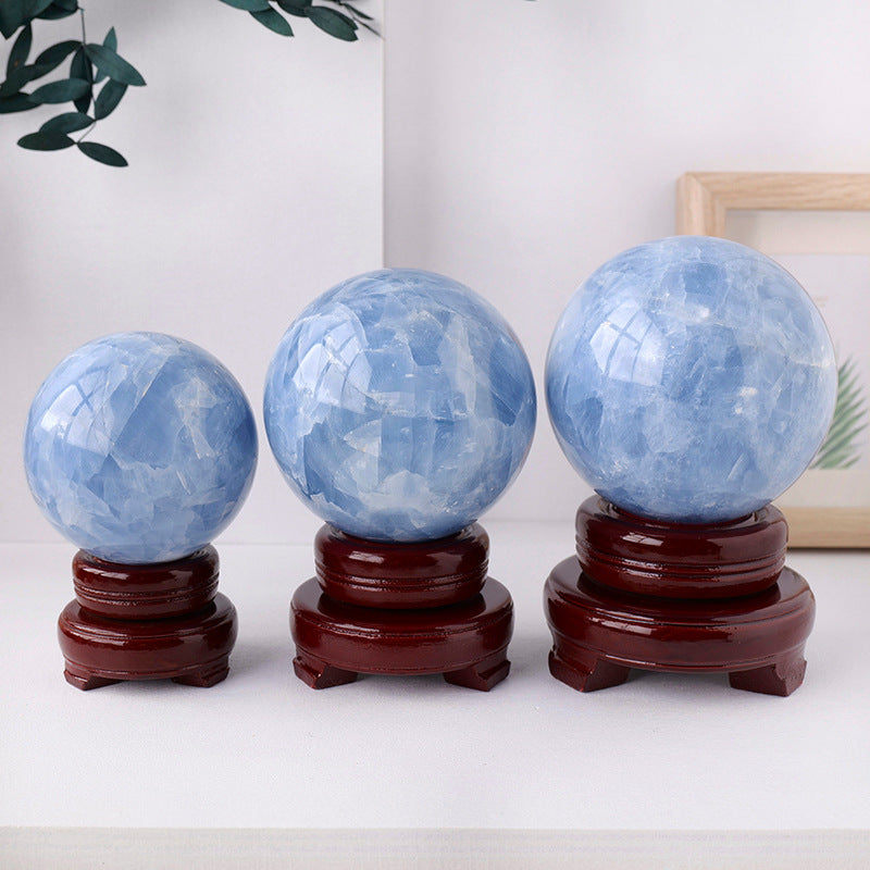 Blue Calcite Ball/sphere