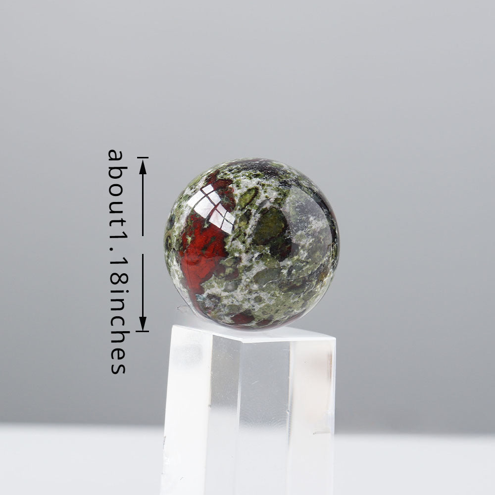 Natural  dragon blood stone ball/sphere