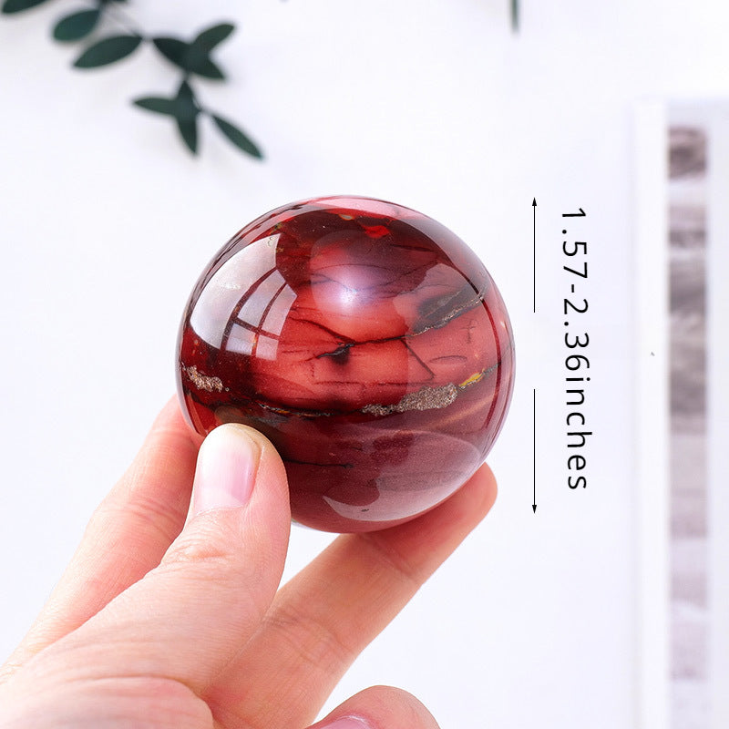 Mookaite jasper crystal ball/sphere